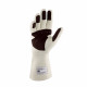 Gloves Race gloves OMP DIJON with FIA (inside stitching) cream/brown | races-shop.com