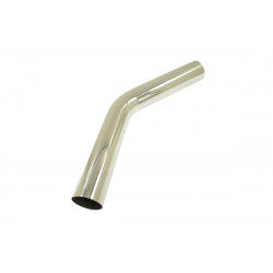Stainless steel pipe - elbow 45°, 38mm, length 61cm