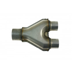 Stainless steel exhaust reduction Y 63-76mm (2,5"-3")