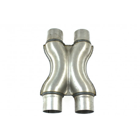 X pipes Stainless steel pipe exhaust X 57mm (2,25") | races-shop.com