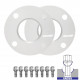 For specific model Set of 2PCS wheel spacers (transitional) for Volvo V40 I FL - 5mm, 4x114.3, 67,1 | races-shop.com