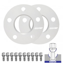 Set of 2PCS wheel spacers (transitional) for Skoda Octavia Mk3 A7 (5E) - 5mm, 5x112, 57,1