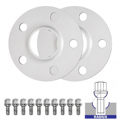 For specific model Set of 2PCS wheel spacers (transitional) for Skoda Octavia Scout Mk3 (5E) FL - 17mm, 5x112, 57,1 | races-shop.com