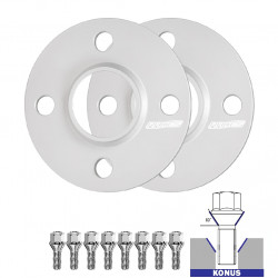 Set of 2PCS wheel spacers (transitional) for Skoda Favorit&nbsp;Type 781&nbsp;- 25mm, 4x100, 57,1