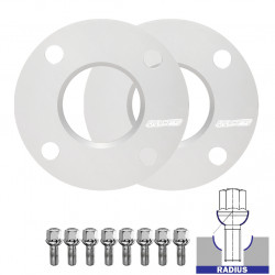 Set of 2PCS wheel spacers (transitional) for Peugeot Partner I (M49/M59) - 5mm, 4x108, 65,1