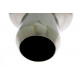 Single wall - round rolled Muffler RACES 1, inlet 2,5" (63mm) | races-shop.com