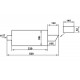 Special Muffler RACES 34, inlet 2,25" (57mm) SS201 | races-shop.com