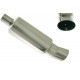 Single wall - round rolled Muffler RACES 35, inlet 2,5" (63mm) SS201 | races-shop.com