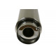 Single wall - round rolled Muffler RACES 36, inlet 3" (76mm) | races-shop.com