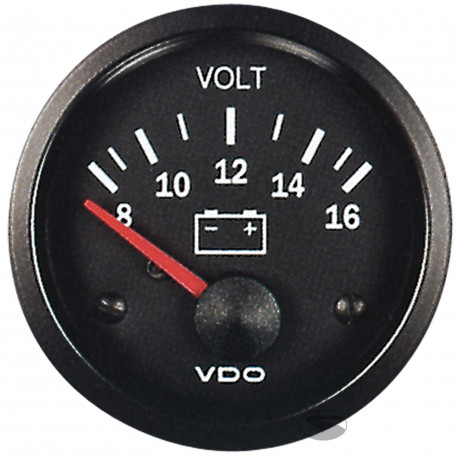 VDO Cockpit Vision gauges VDO gauge Volt - cockpit vision series | races-shop.com