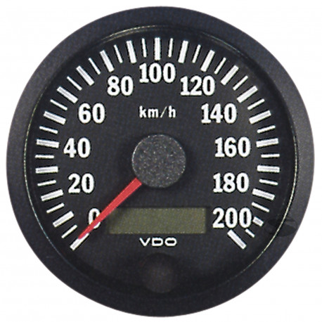 VDO Cockpit Vision gauges VDO gauge speedometer 100mm 0-200km/h - cockpit vision series | races-shop.com