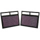 Replacement air filters for original airbox Replacement Air Filter K&N 33-2412 | races-shop.com