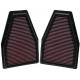 Replacement air filters for original airbox Replacement Air Filter K&N 33-2484 | races-shop.com