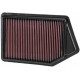 Replacement air filters for original airbox Replacement Air Filter K&N 33-2498 | races-shop.com