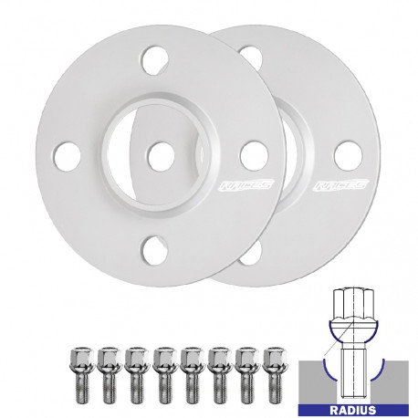 For specific model Set of 2PCS wheel spacers (transitional) for Dacia Dokker Stepway  - 15mm, 4x100, 60,1 | races-shop.com
