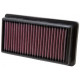 Replacement air filters for original airbox Replacement Air Filter K&N 33-2993 | races-shop.com