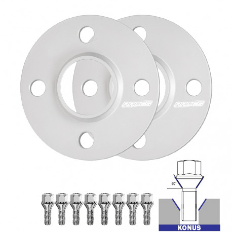 For specific model Set of 2PCS wheel spacers (transitional) for Audi Coupe&nbsp;B2&nbsp;- 15mm, 4x100, 57,1 | races-shop.com