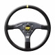 steering wheels 3 spoke steering wheel OMP Velocita Superleggero, 320mm, suede, flat, black/yellow | races-shop.com