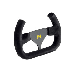 3 spoke steering wheel OMP INDY OPEN, 250mm, suede, flat, black