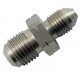 Couplings, reductions male to male Straight adapter Brake fitting AN3, stainless steel, male | races-shop.com