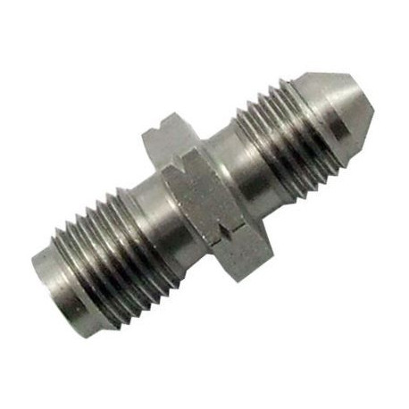 Couplings, reductions male to male Brake fitting Reduction from AN3 to 1/8 NPT, stainless steel, male | races-shop.com