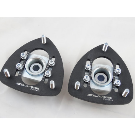 Camber Plates SILVER PROJECT Camber Plates E30, E34, E28, E24 Drift BMW | races-shop.com