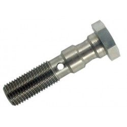 Double banjo bolt AN3, stainless steel, 31mm