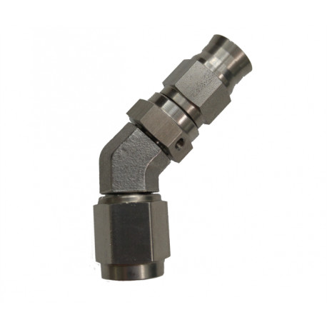 Fittings 45° Brake fitting AN3, stainless steel, 45° female | races-shop.com