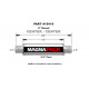 1x input / 1x output MagnaFlow steel muffler 10416 | races-shop.com