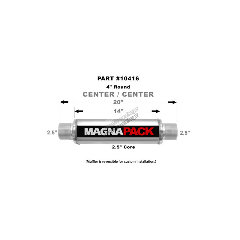 Magnaflow Performance Exhaust 10416 Stainless Steel Muffler
