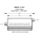 1x input / 1x output MagnaFlow steel muffler 11123 | races-shop.com