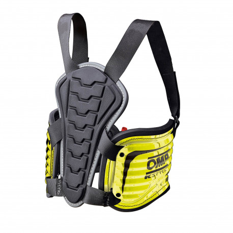 Neck collars and rib protections Rib vest PRO OMP, fluo yellow | races-shop.com