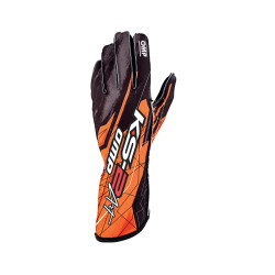 Race gloves OMP KS-2 ART (external stitching) black / orange