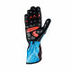 Gloves Race gloves OMP KS-2 ART (external stitching) black / blue | races-shop.com