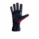 Gloves Race gloves OMP KS-3 (internal stitching) black / red | races-shop.com