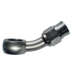 Banjo bolt end, 20°, 11,2mm (bolts AN4), stainless steel
