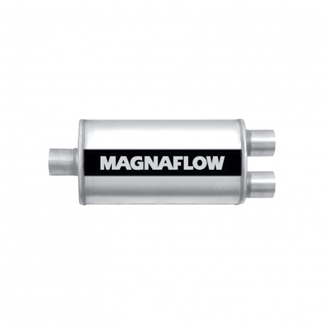 1x input / 2x output MagnaFlow steel muffler 12148 | races-shop.com