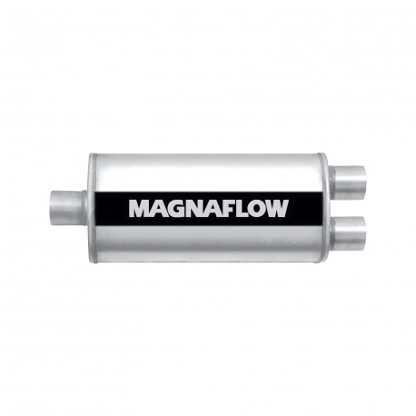 1x input / 2x output MagnaFlow steel muffler 12251 | races-shop.com