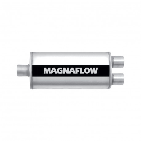 1x input / 2x output MagnaFlow steel muffler 12268 | races-shop.com