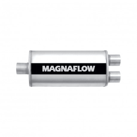 1x input / 2x output MagnaFlow steel muffler 12278 | races-shop.com