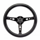 steering wheels 3 spokes steering wheel Sparco Targa, 350mm leather, 65mm | races-shop.com
