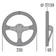 steering wheels 3 spokes steering wheel Sparco CHAMPION, 330mm leather, 65mm | races-shop.com