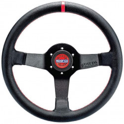 3 spokes steering wheel Sparco CHAMPION, 330mm leather, 65mm