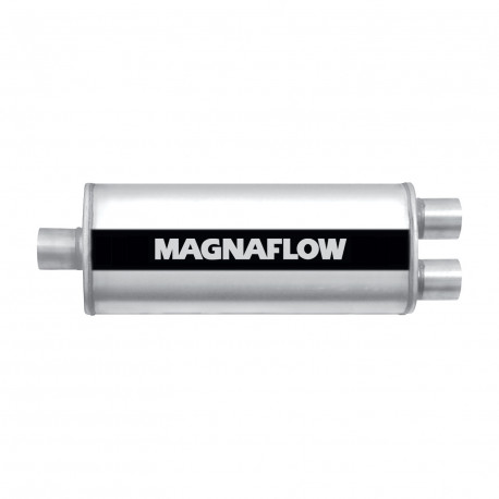 1x input / 2x output MagnaFlow steel muffler 12388 | races-shop.com