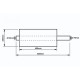 Single wall - round rolled Muffler 63mm RM Motors | races-shop.com