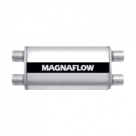 2x input / 2x output MagnaFlow steel muffler 12568 | races-shop.com