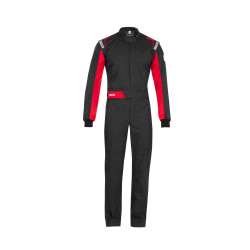 Racing suit SPARCO ONE, black/red