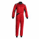 Suits FIA race suit Sparco Sprint R566 red/black | races-shop.com
