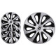 SPARCO wheel accessories SPARCO wheel covers SICILIA - 15" (black-silver) | races-shop.com