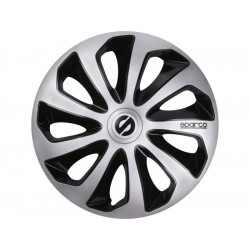 SPARCO wheel covers SICILIA - 16" (black-silver)